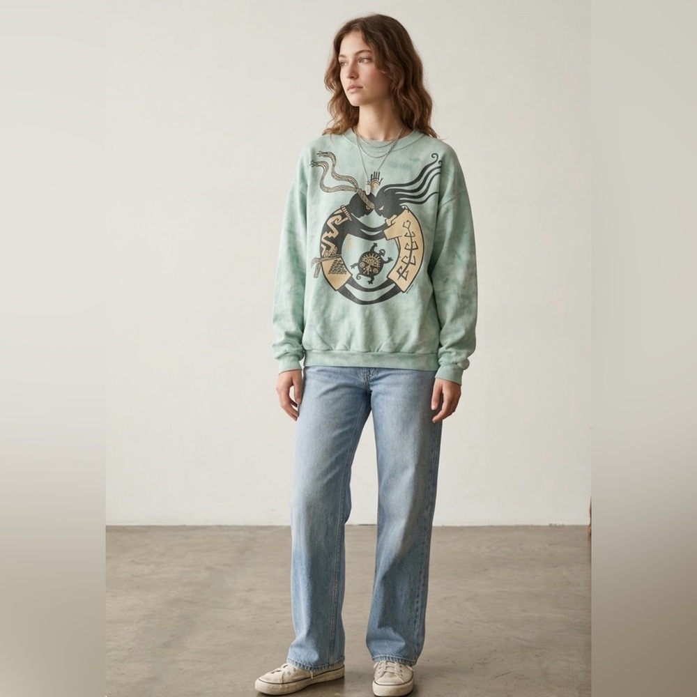 Vintage 90s Dagoli Tie Dye Pullover